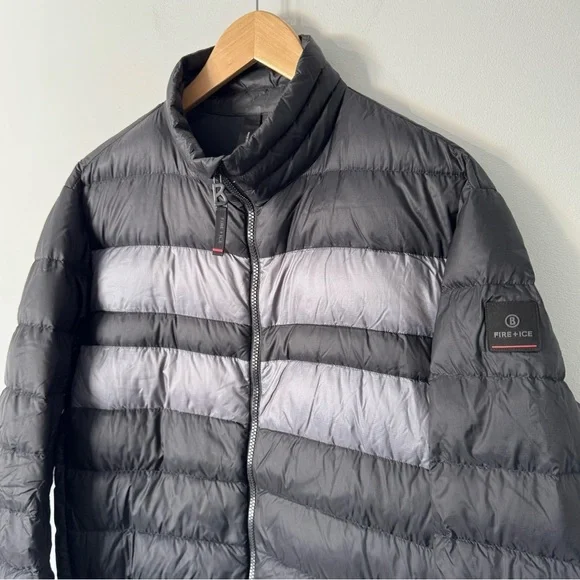Bogner Fire & Ice e-D Down Jacket Mens S Black Puffer Coat Quality Made Warm EUC - Picture 3 of 15